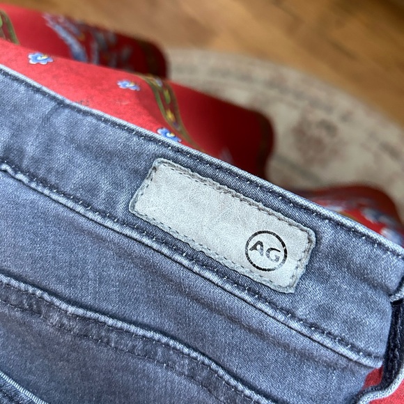 AG Harper Essential Straight Women’s 31 Grey Denim Jeans - Picture 5 of 6